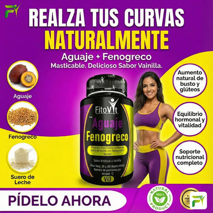 🍒 AGUAJE Y FENOGRECO X60 UNDS FITOVIT🍑