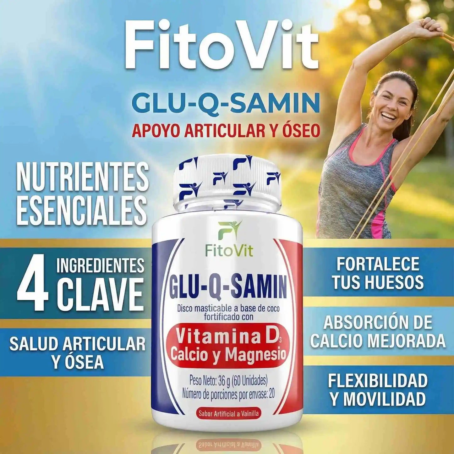 🦴 GLU-Q-SAMIN x60🥛