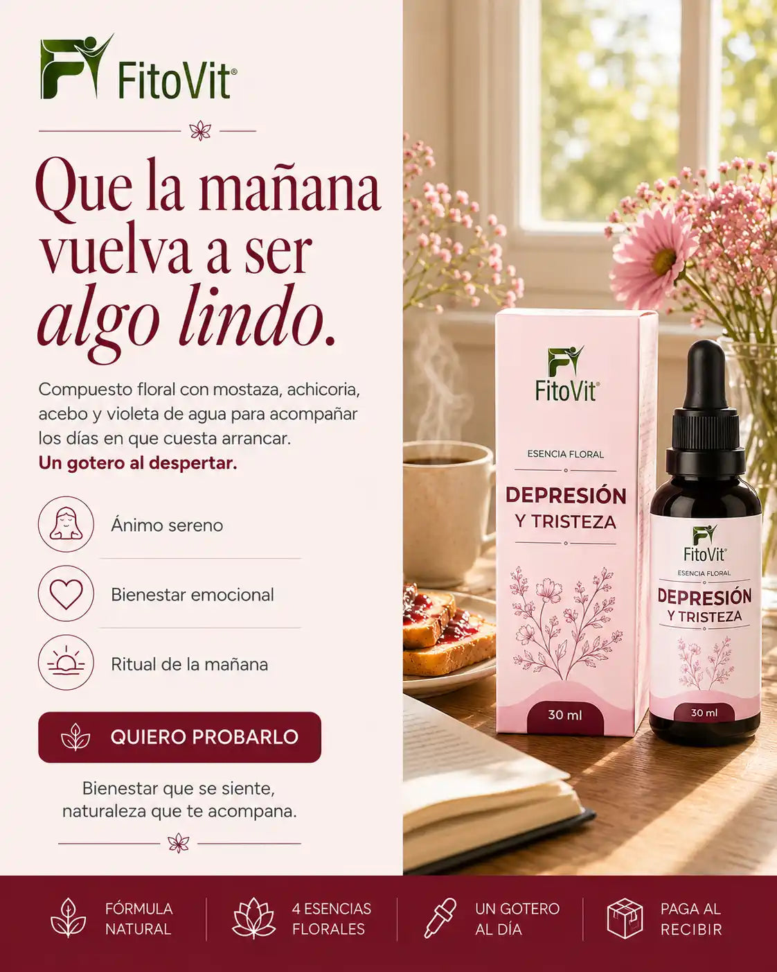 😢Depresión y Tristeza x30 mililitros 💗