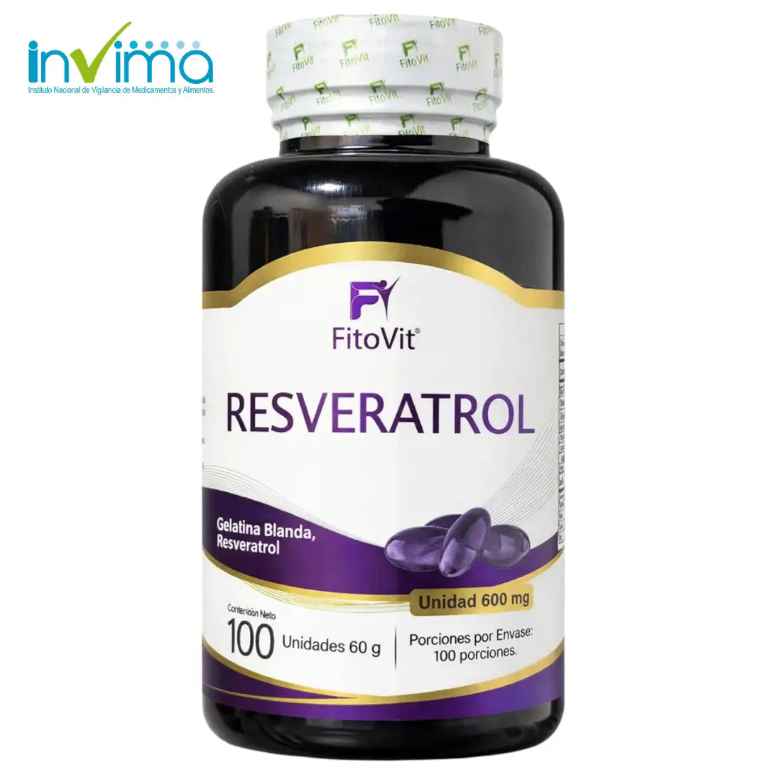 🍇RESVERATROL FITOVIT X100 (SOFTGEL) CÁPSULAS BLANDAS✨