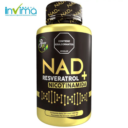 👩‍🦳NAD+RESVERATROL Y NICOTINAMIDA X100 UND BEAUTYFIT👧