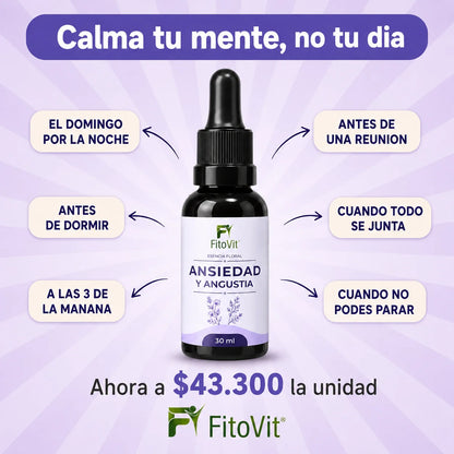 😰Ansiedad y Angustia - 30 mililitros 😣