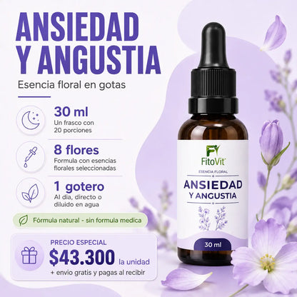 😰Ansiedad y Angustia - 30 mililitros 😣