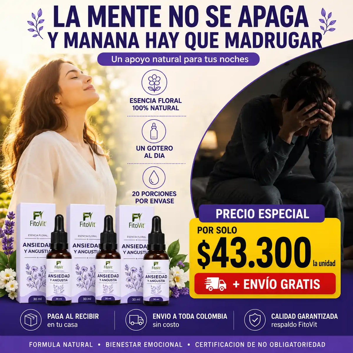 😰Ansiedad y Angustia - 30 mililitros 😣