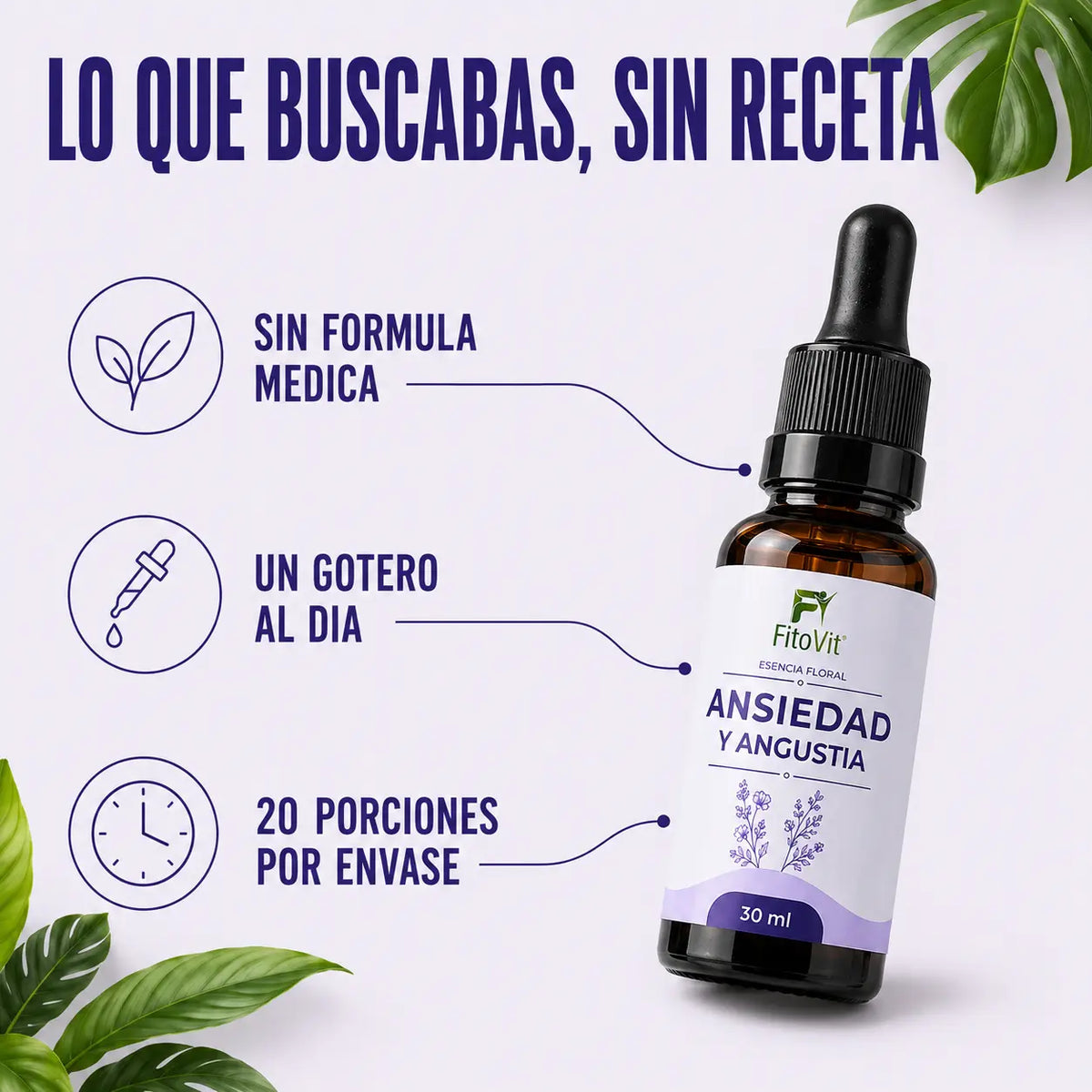 😰Ansiedad y Angustia - 30 mililitros 😣