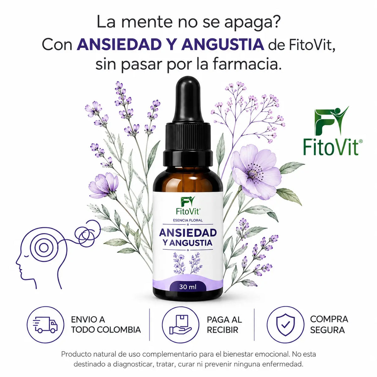 😰Ansiedad y Angustia - 30 mililitros 😣