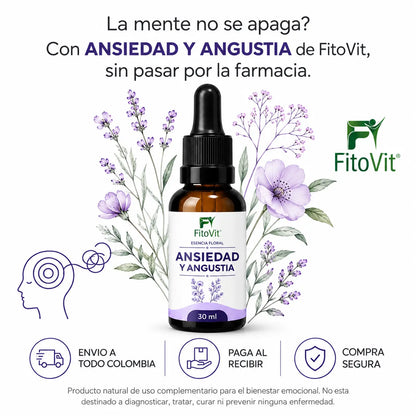 😰Ansiedad y Angustia - 30 mililitros 😣